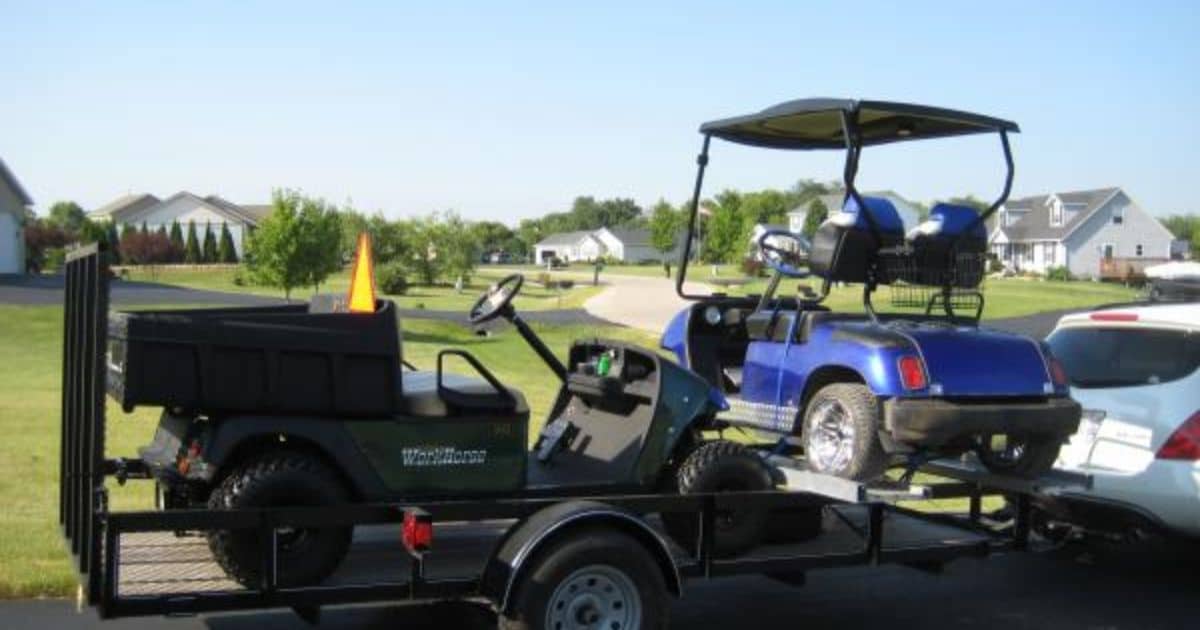 Common Mistakes to Avoid When Tying Down a Golf Cart on a Trailer