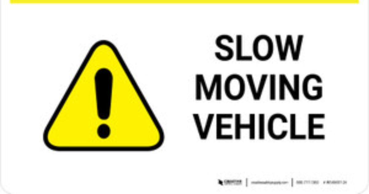 Ensuring Secure Attachment of the Slow Moving Vehicle Sign