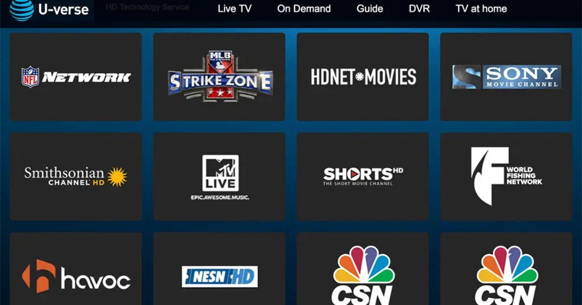 Fox Sports Alternate Channels on AT&T U-Verse