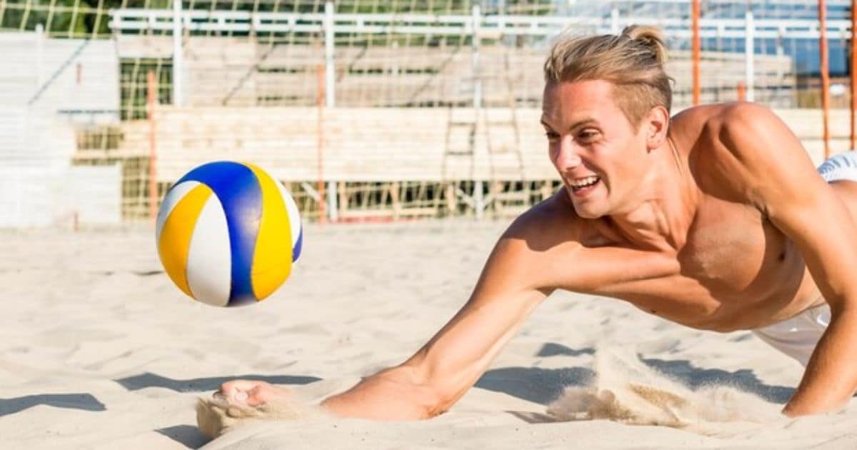 Man Beach Volleyball Court Dimensions